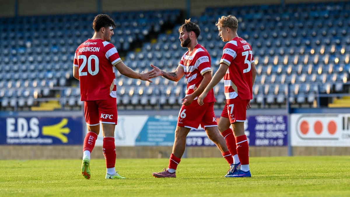 Doncaster Rovers 5-0 Victory Over Glenavon — Doncaster news photo (Doncaster Rovers FC)