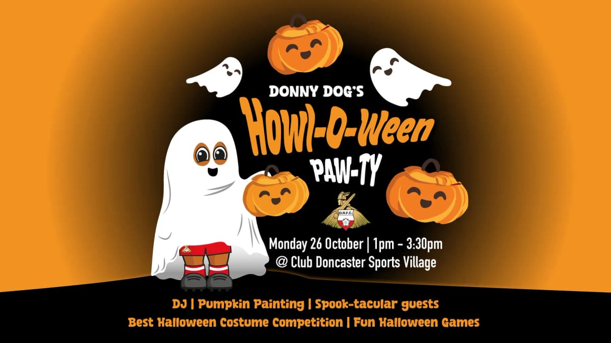 Doncaster Rovers Howl-O-Ween Pawty at Club Doncaster 26 October — Doncaster news photo (Doncaster Rovers FC)